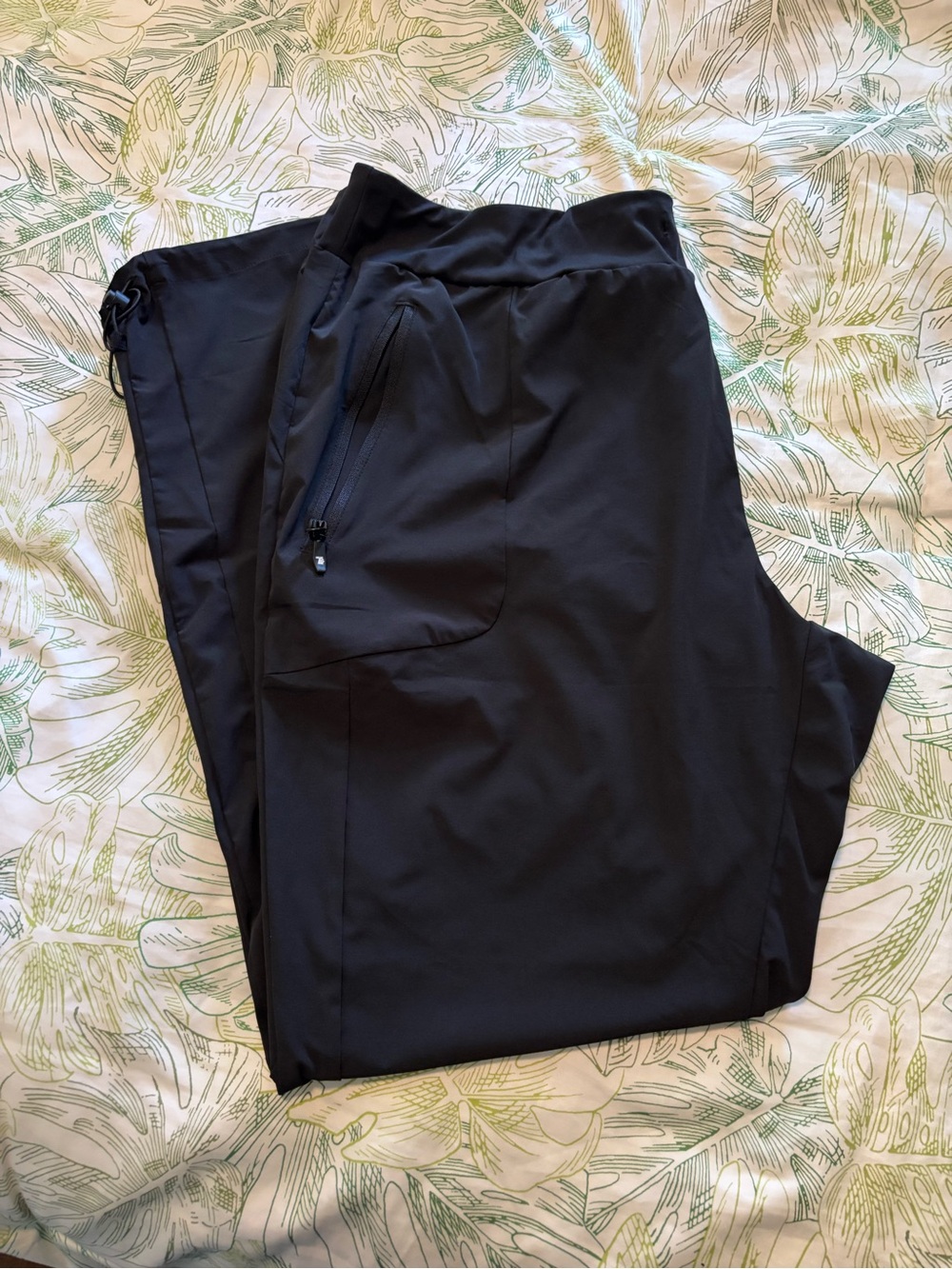 Women’s Black Drawstring Utility Hiking Pants